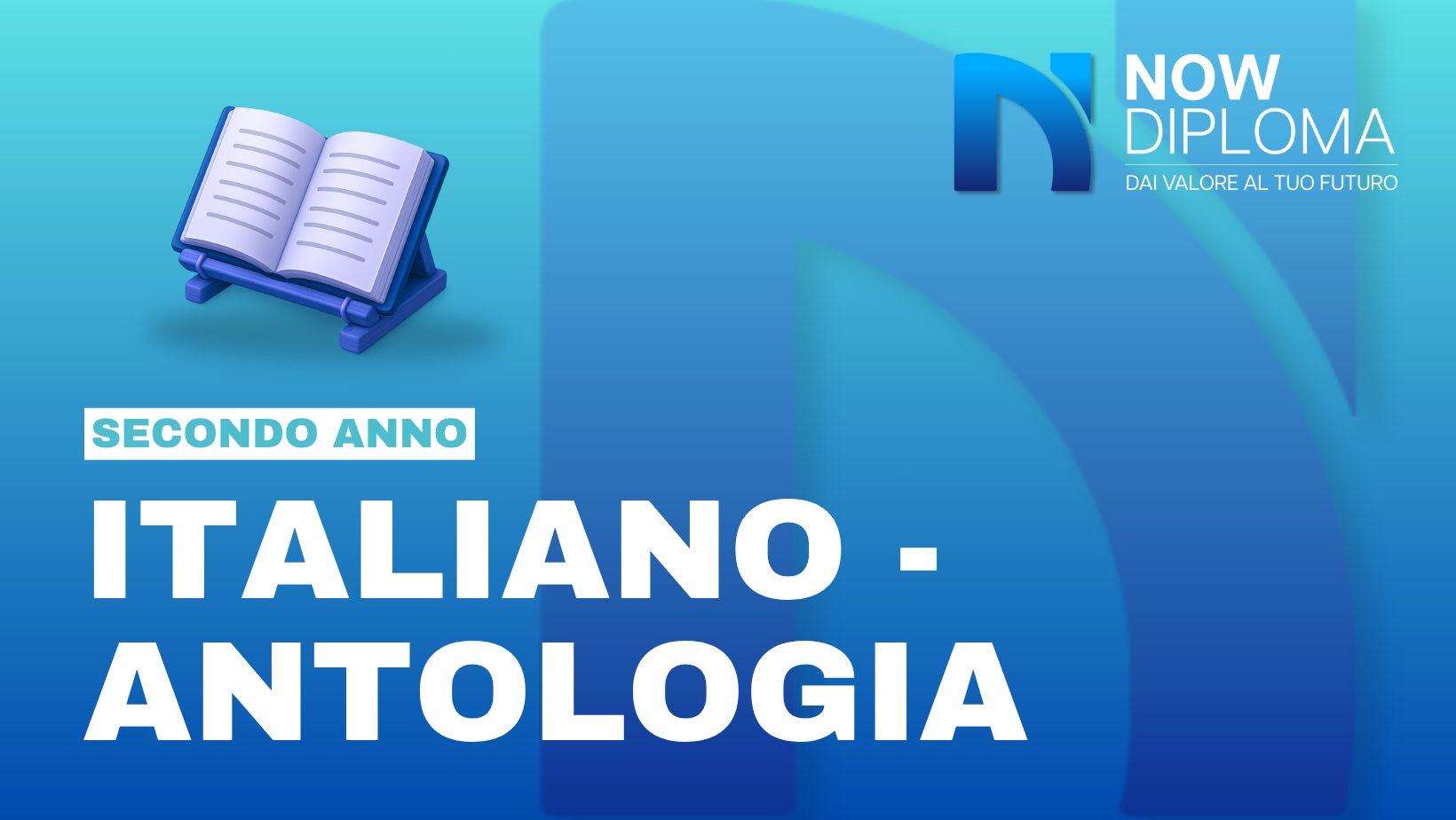 ITALIANO – Antologia 2° Anno