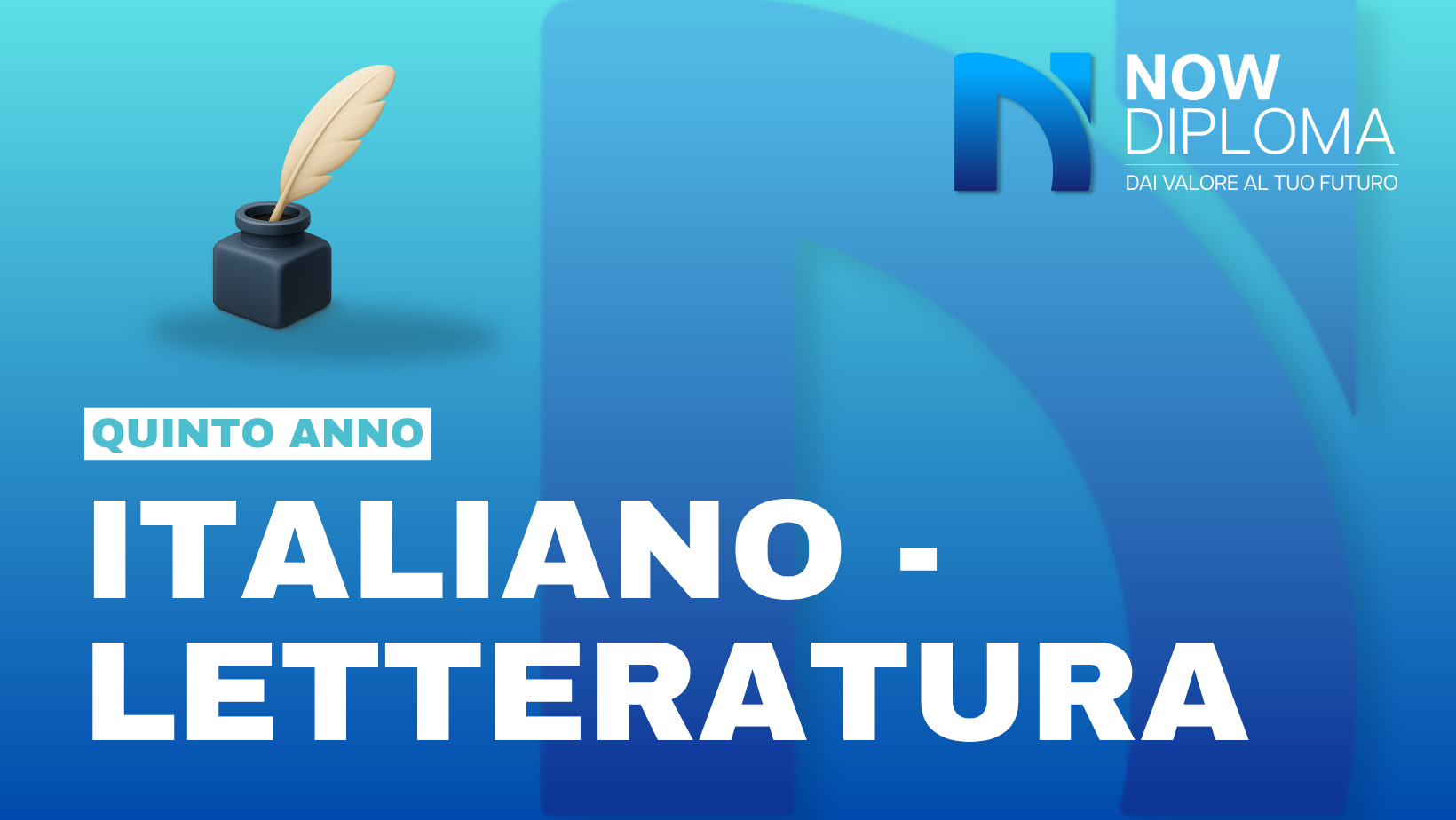 ITALIANO – LETTERATURA B 5° Anno