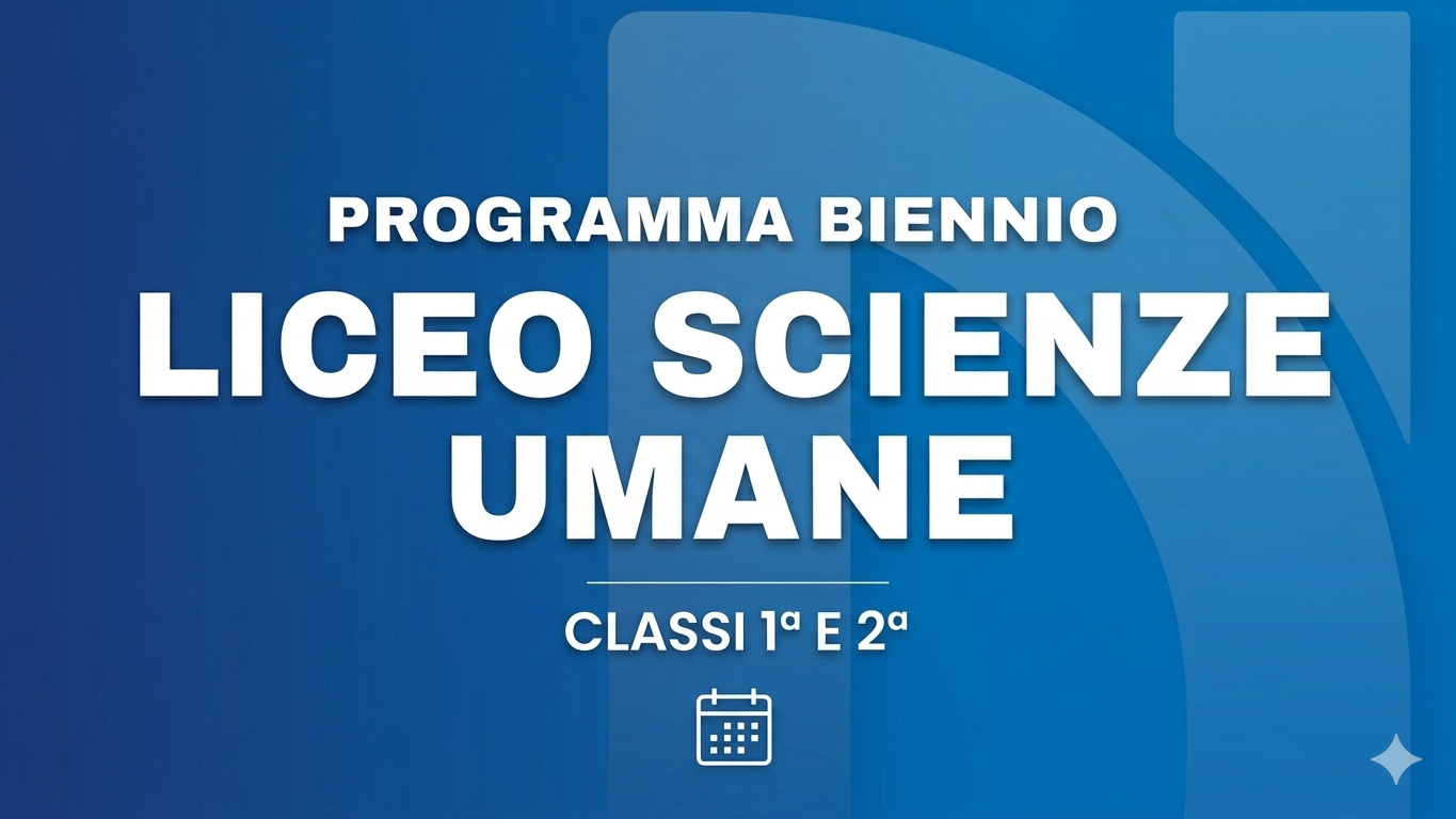 PROGRAMMA LSU-BIENNIO