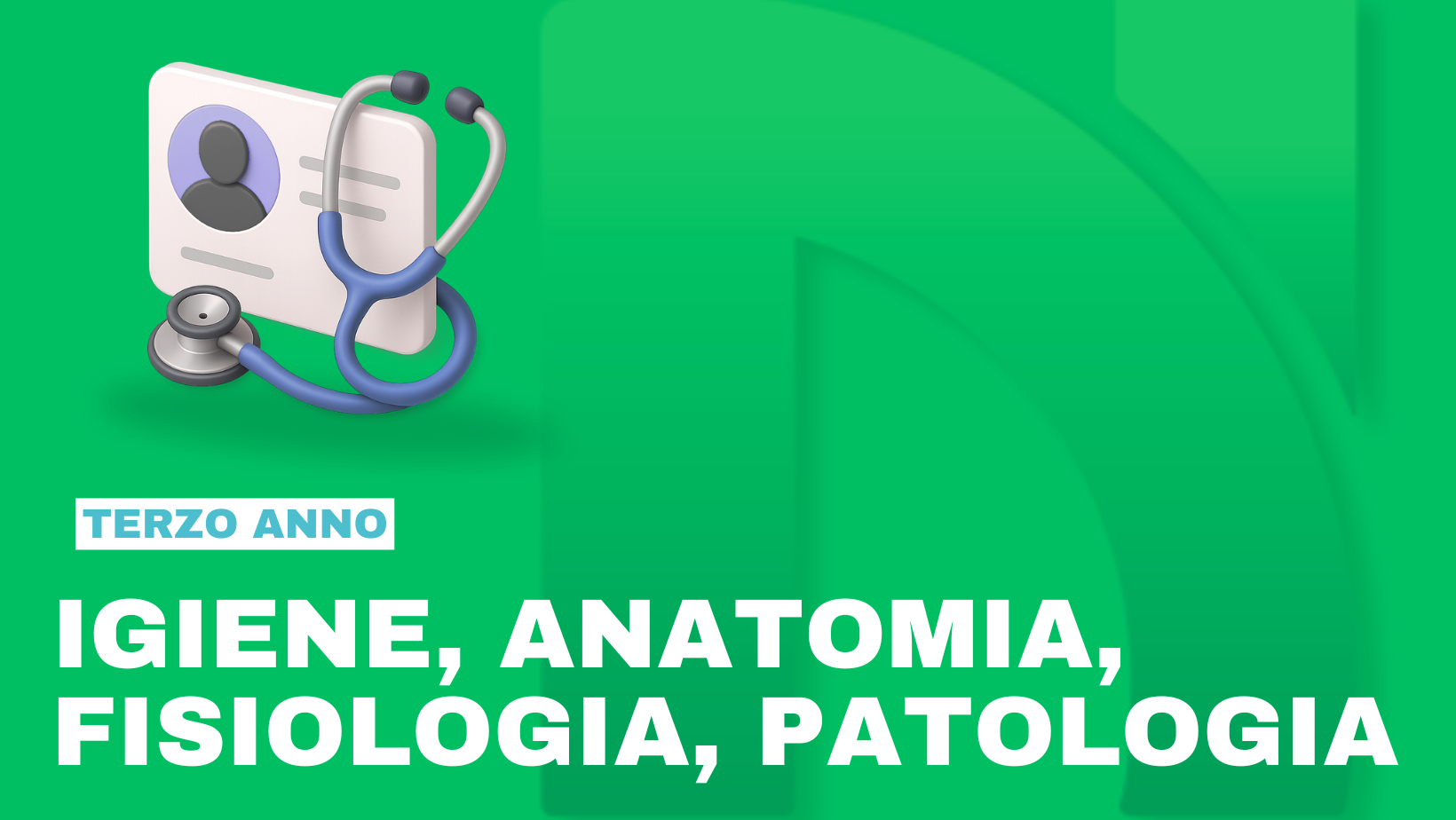 IGIENE, ANATOMIA, FISIOLOGIA, PATOLOGIA 3° Anno
