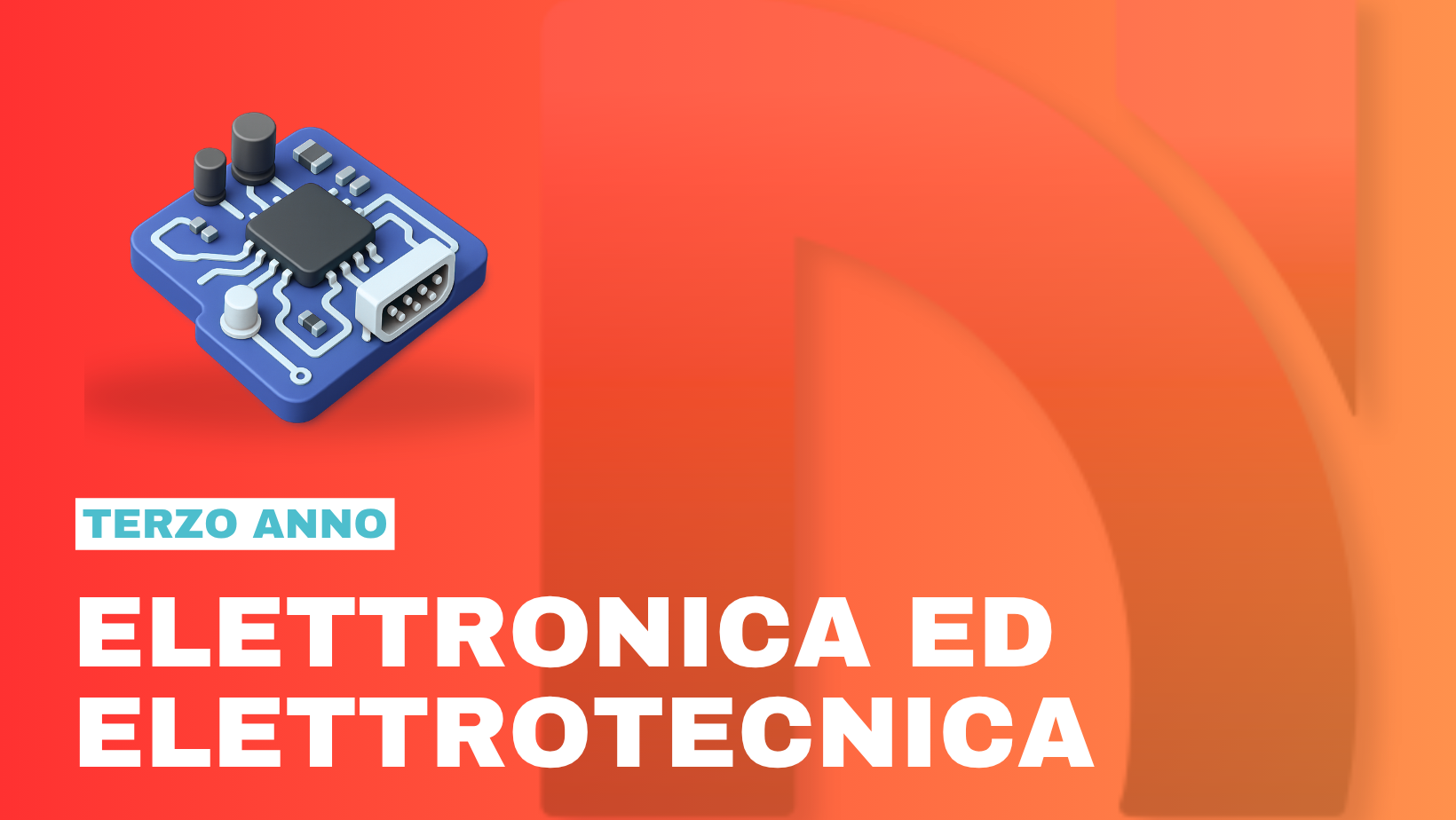 ELETTRONICA ED ELETTROTECNICA 3° Anno