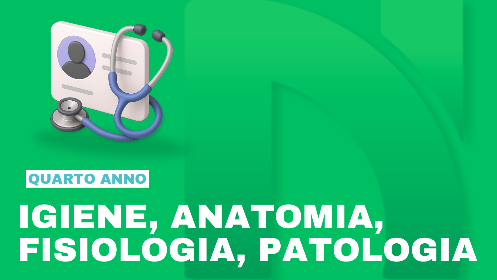 IGIENE, ANATOMIA, FISIOLOGIA, PATOLOGIA 4° Anno
