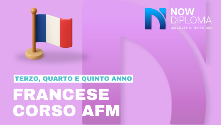 FRANCESE – AFM 3°, 4° e 5° Anno